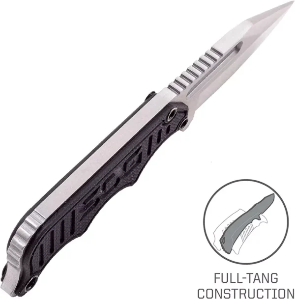 SOG Instinct Mini Small Fixed Blade Knife- 8.75 Inch x 1 Inch x 4 Inch Full Tang