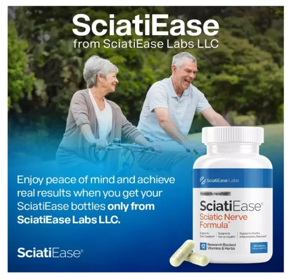 Sciatic Nerve Supplement - Nerve Support Formula with AlphaPalm 120 Capsules