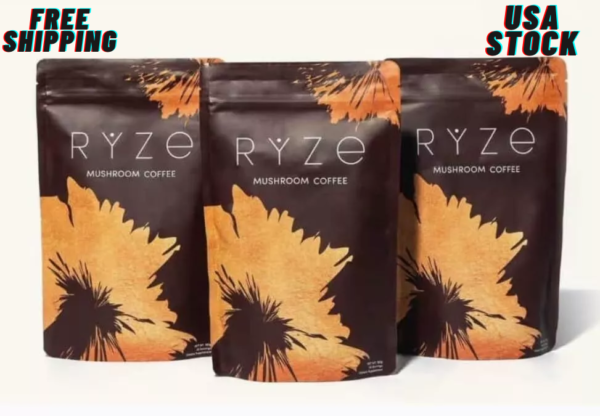 2024 New RYZE Mushroom Coffee Organic Coffee 30 Servings in one Pack