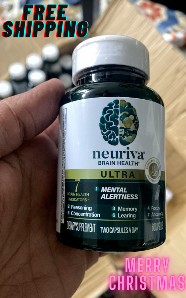 Neuriva Ultra Brain Health Mental Alertness Memory Focus 60 Capsules - EXP 06/25