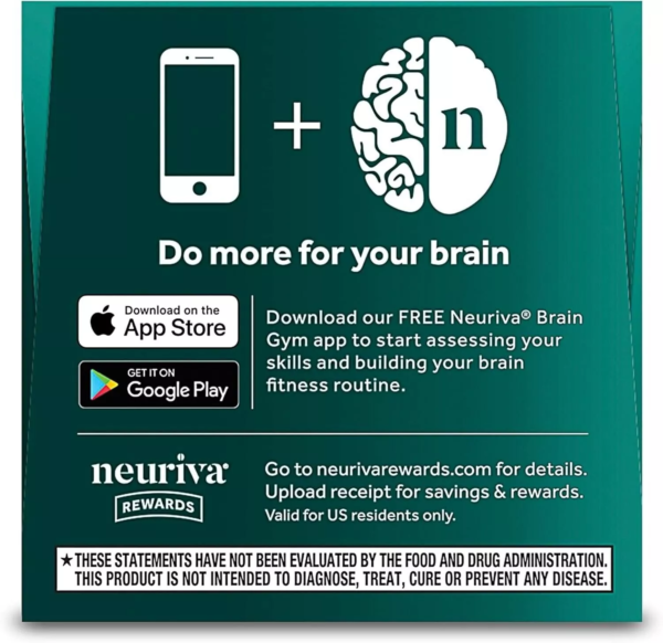 Neuriva Ultra Brain Health Mental Alertness Memory Focus 60 Capsules - EXP 06/25