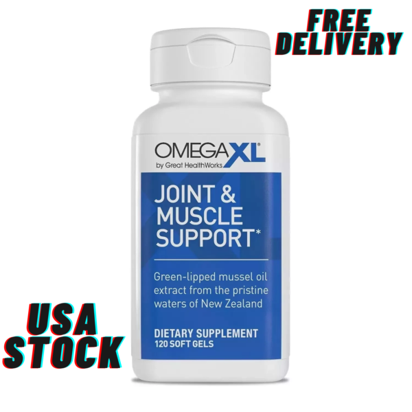 Omega XL 120 Capsules Green Lipped Mussel New Zealand Omega 3 - Exp 12/2026 New